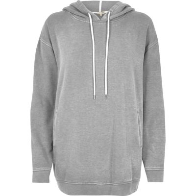 Grey oversized hoodie